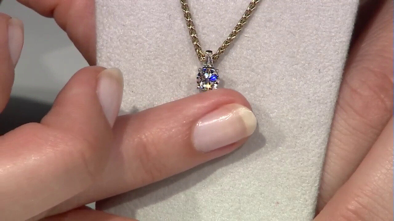 Video Pendentif en or et Diamant SI1 (G) (Annette)