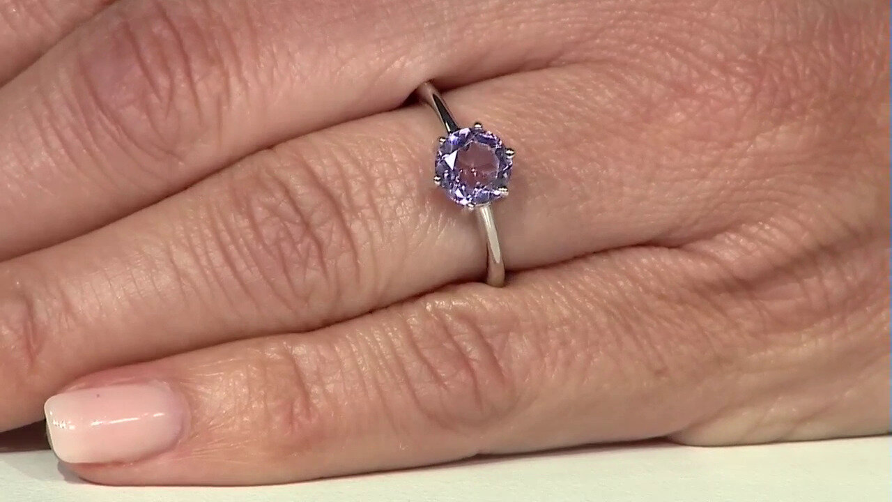Video Lavendel-Amethyst-Silberring