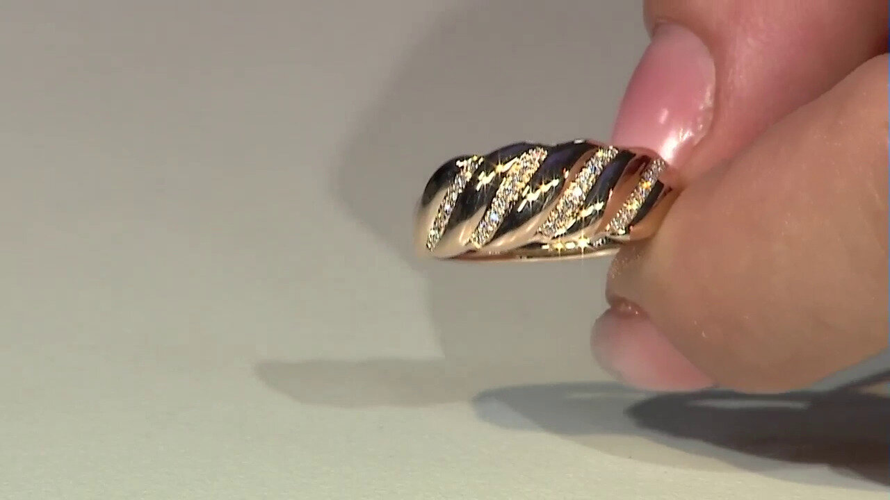 Video Gouden ring met Loepzuivere (F) Diamanten (LUCENT DIAMONDS)