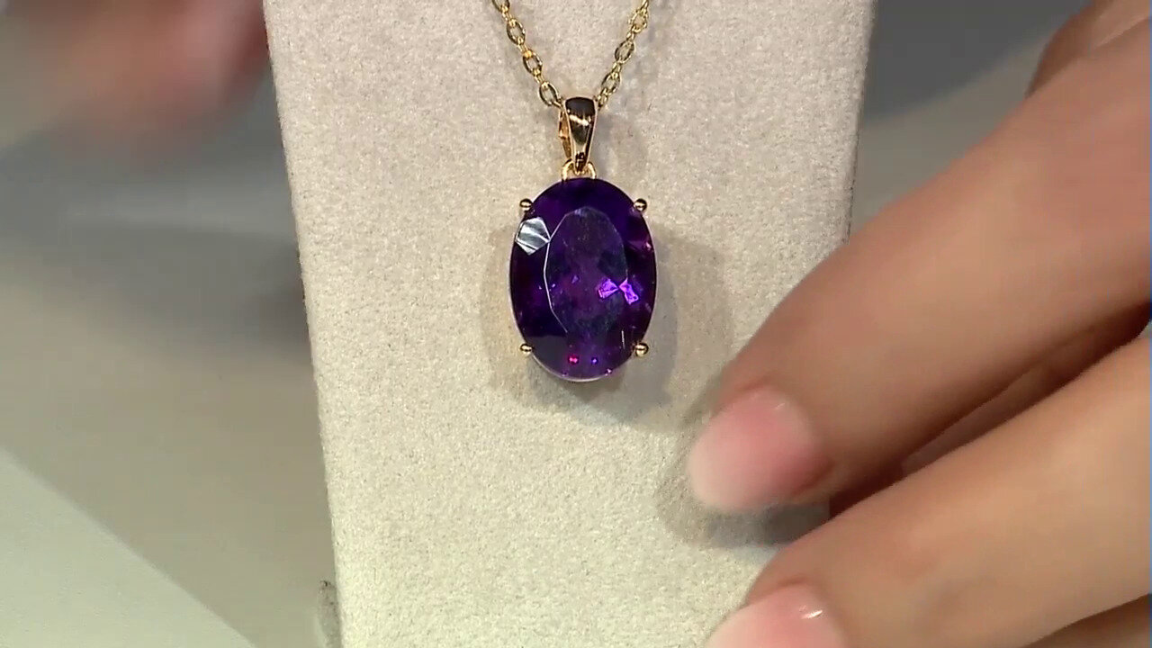 Video Siberian Amethyst Silver Pendant