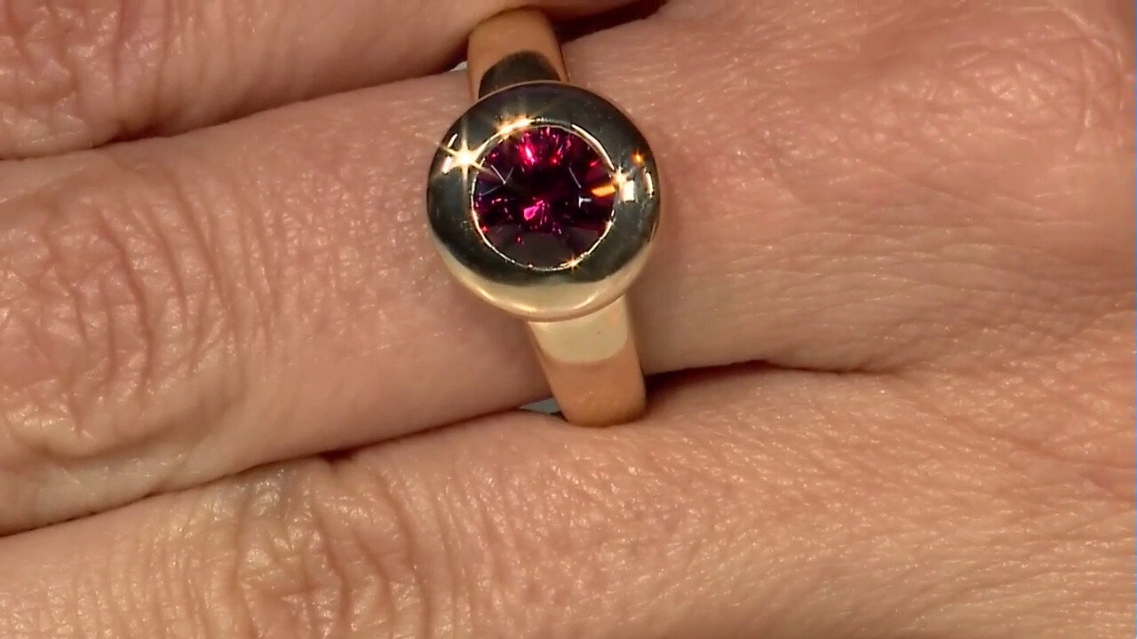 Video Malawi Garnet Silver Ring