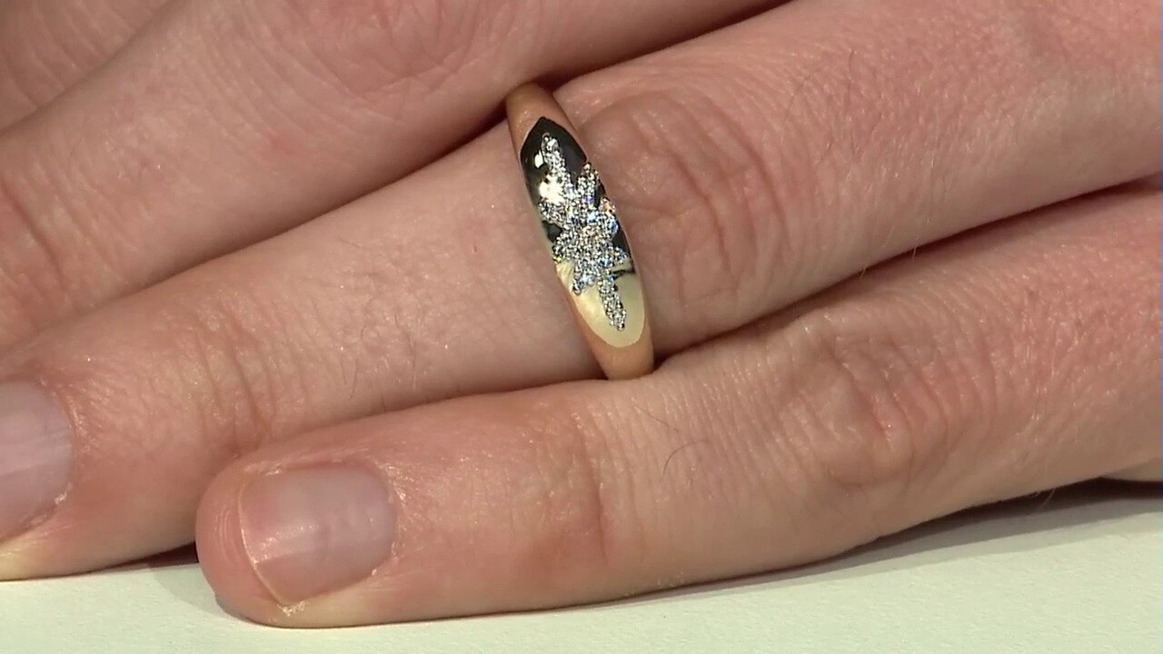 Video 9K Flawless (F) Diamond Gold Ring (LUCENT DIAMONDS)