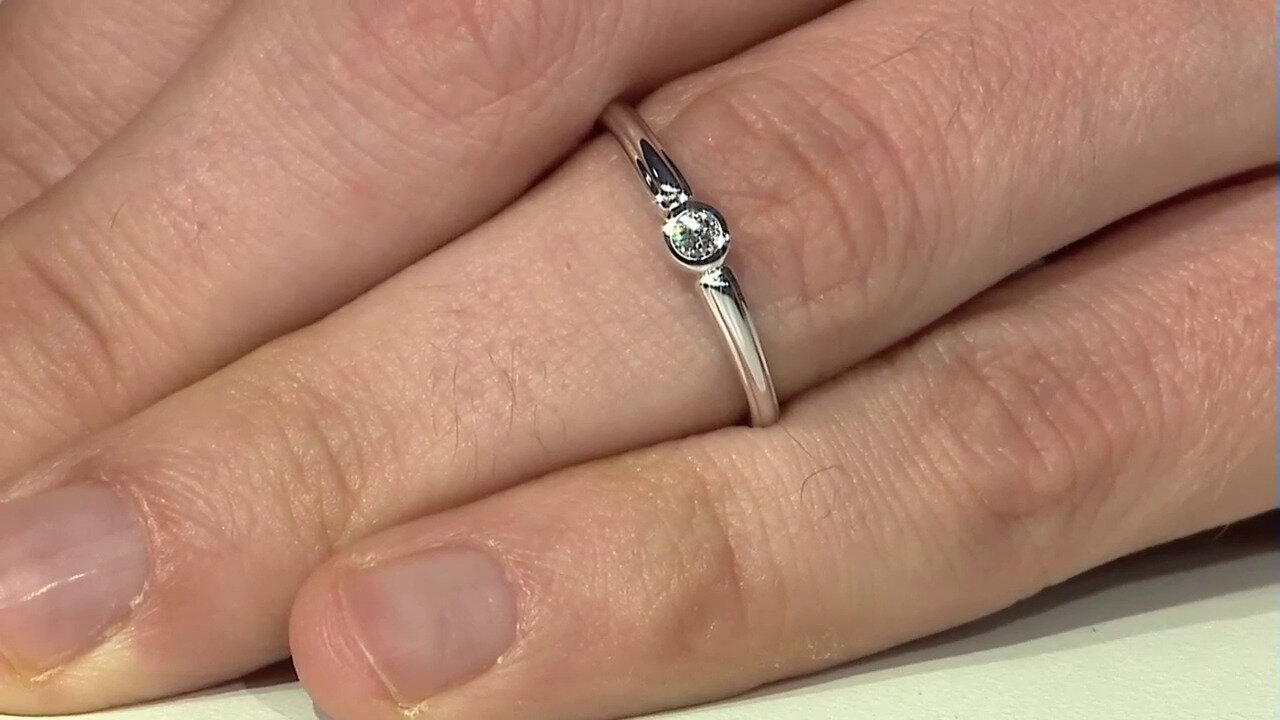 Video Gouden ring met een Loepzuivere (F) Diamant (LUCENT DIAMONDS)