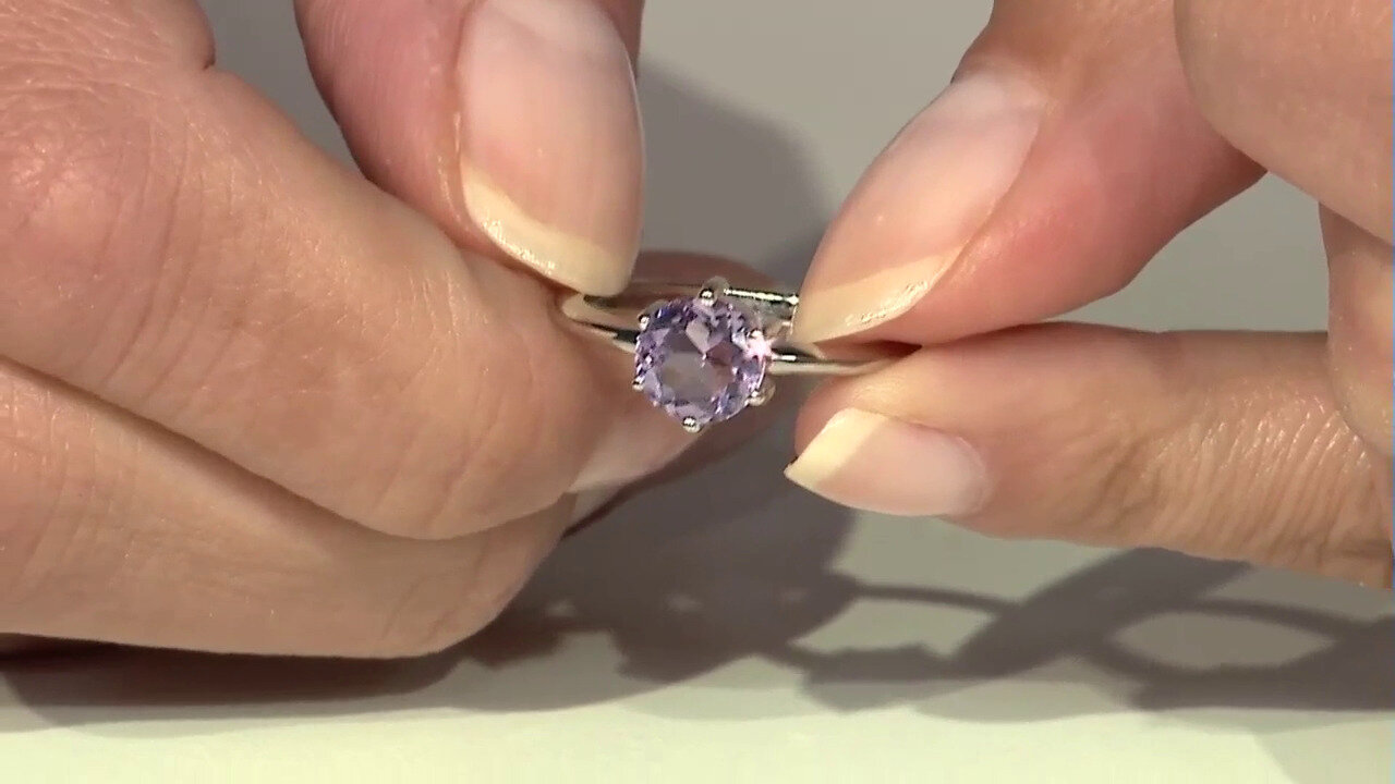 Video Lavendel-Amethyst-Silberring