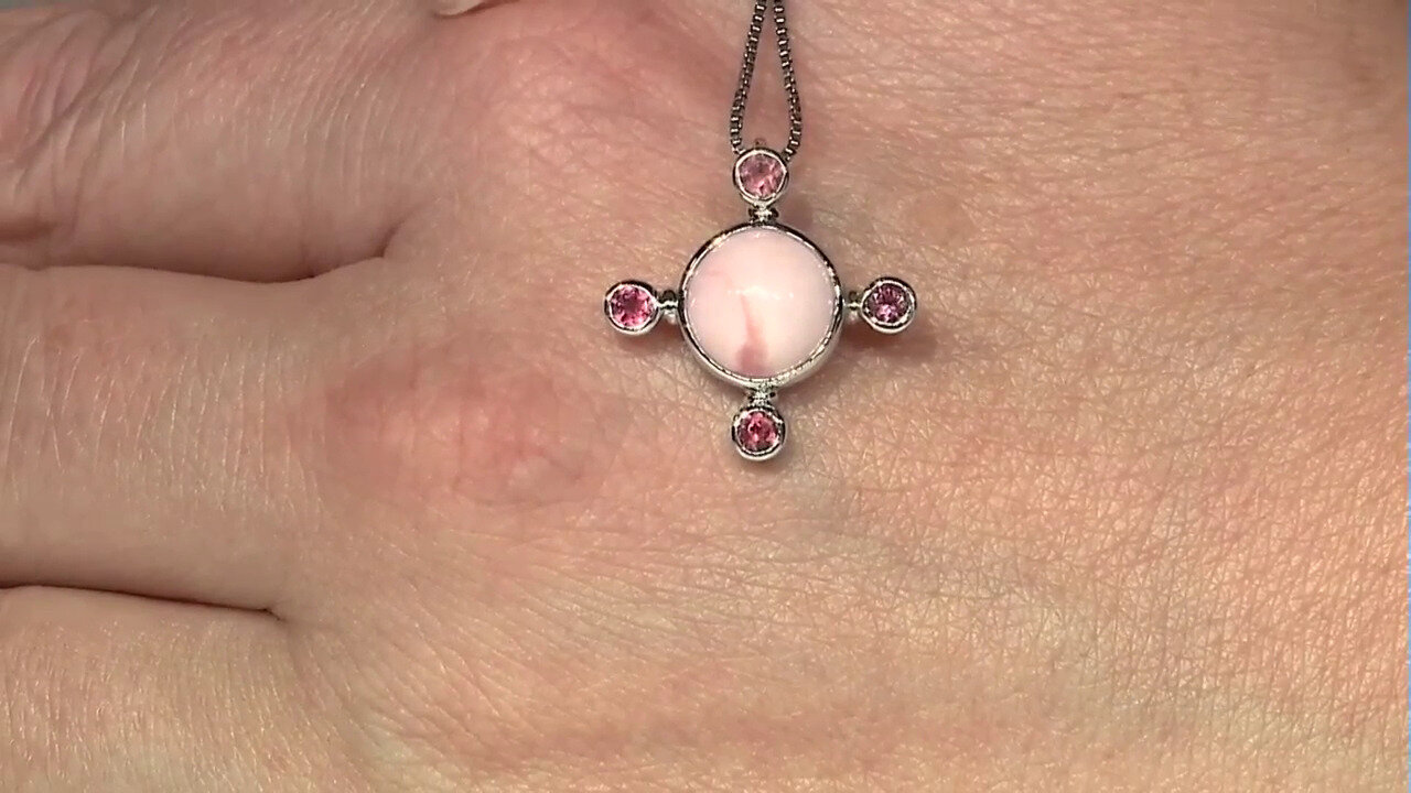 Video Zilveren hanger met een Anden Opaal