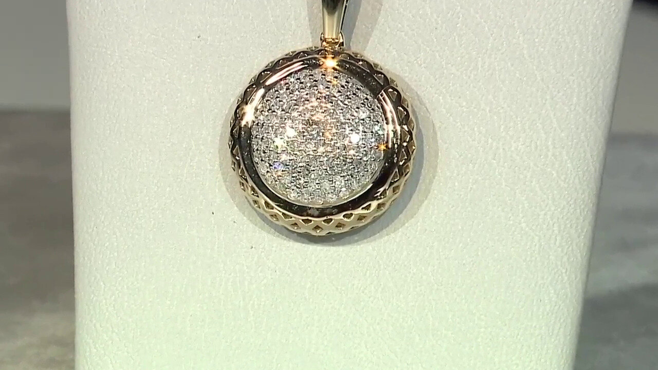 Video 9K I1 (I) Diamond Gold Necklace (Ornaments by de Melo)
