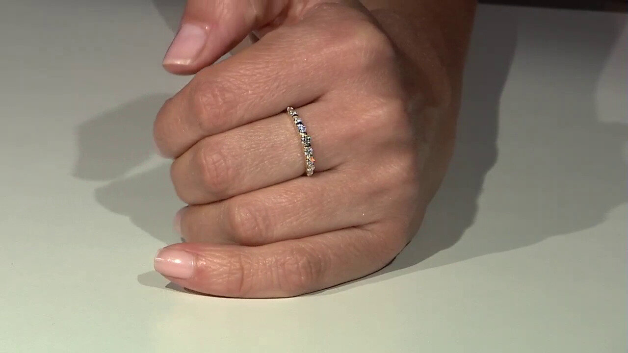 Video 14K SI1 (G) Diamond Gold Ring (Annette)