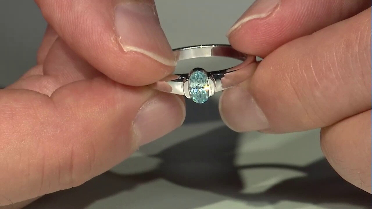 Video Ratanakiri Zircon Silver Ring