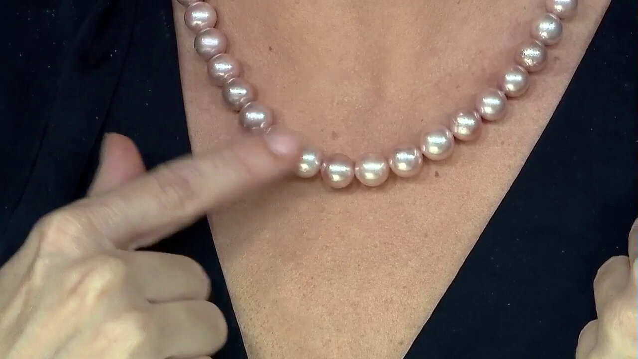 Video Ming Pearl Silver Necklace (TPC)