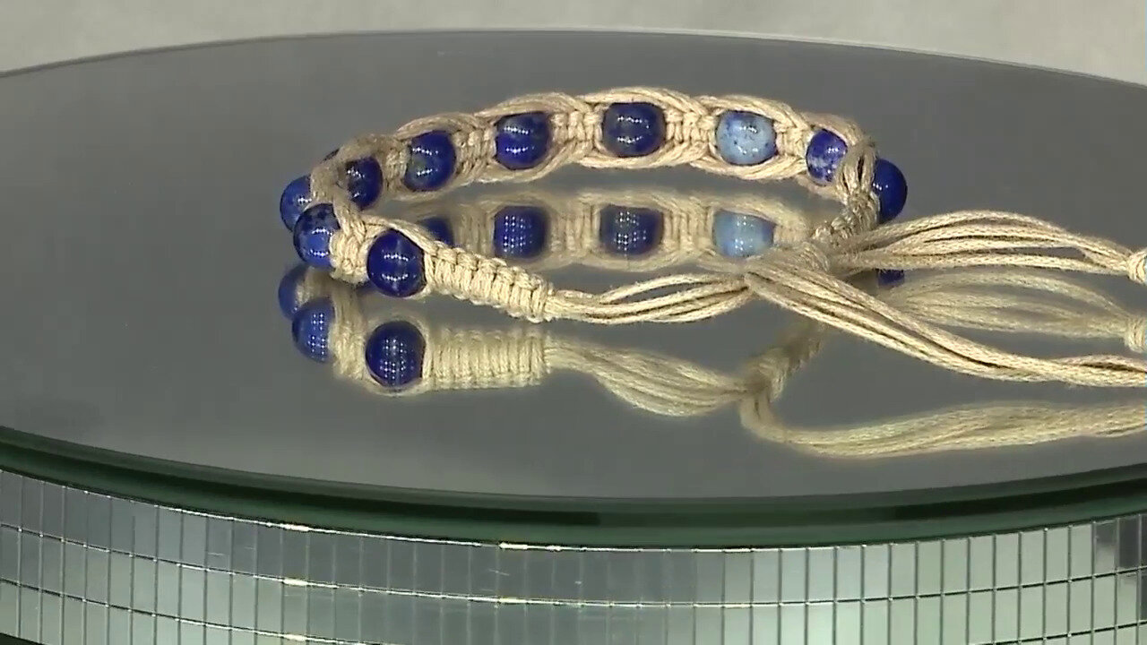 Video Armband met lapis lazulistenen