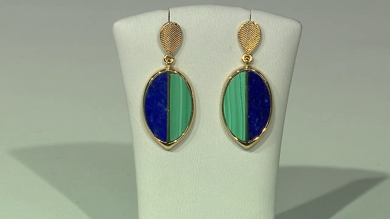 Video Boucles d'oreilles en argent et Lapis-Lazuli