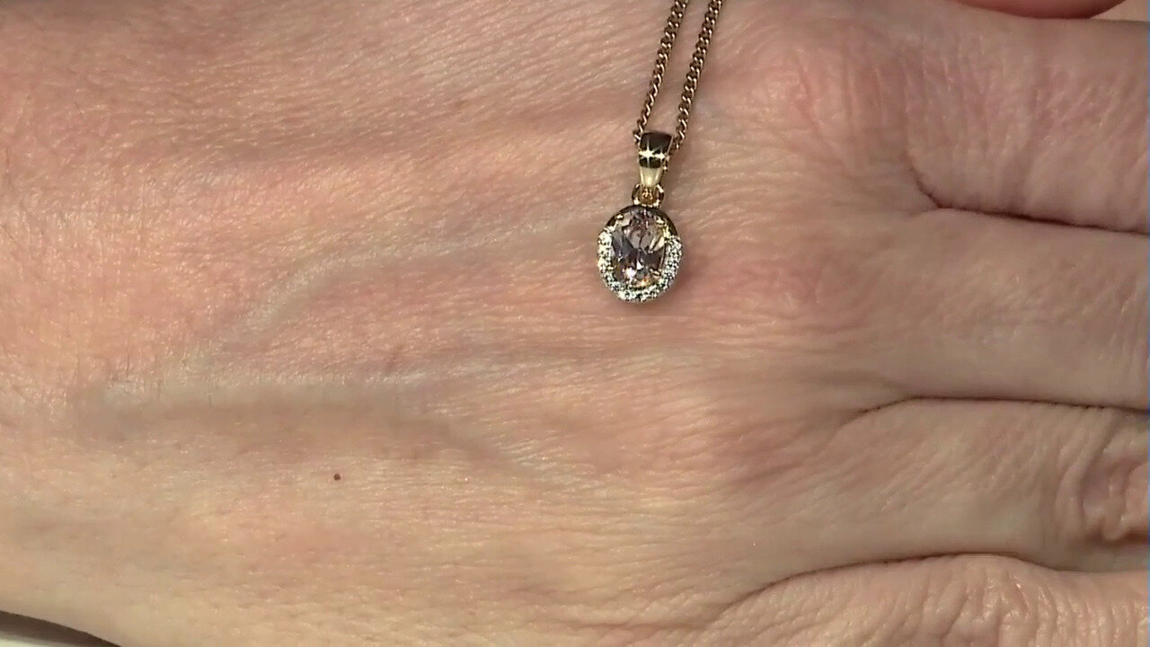 Video 9K Hartsite Zircon Gold Pendant (Mark Tremonti)