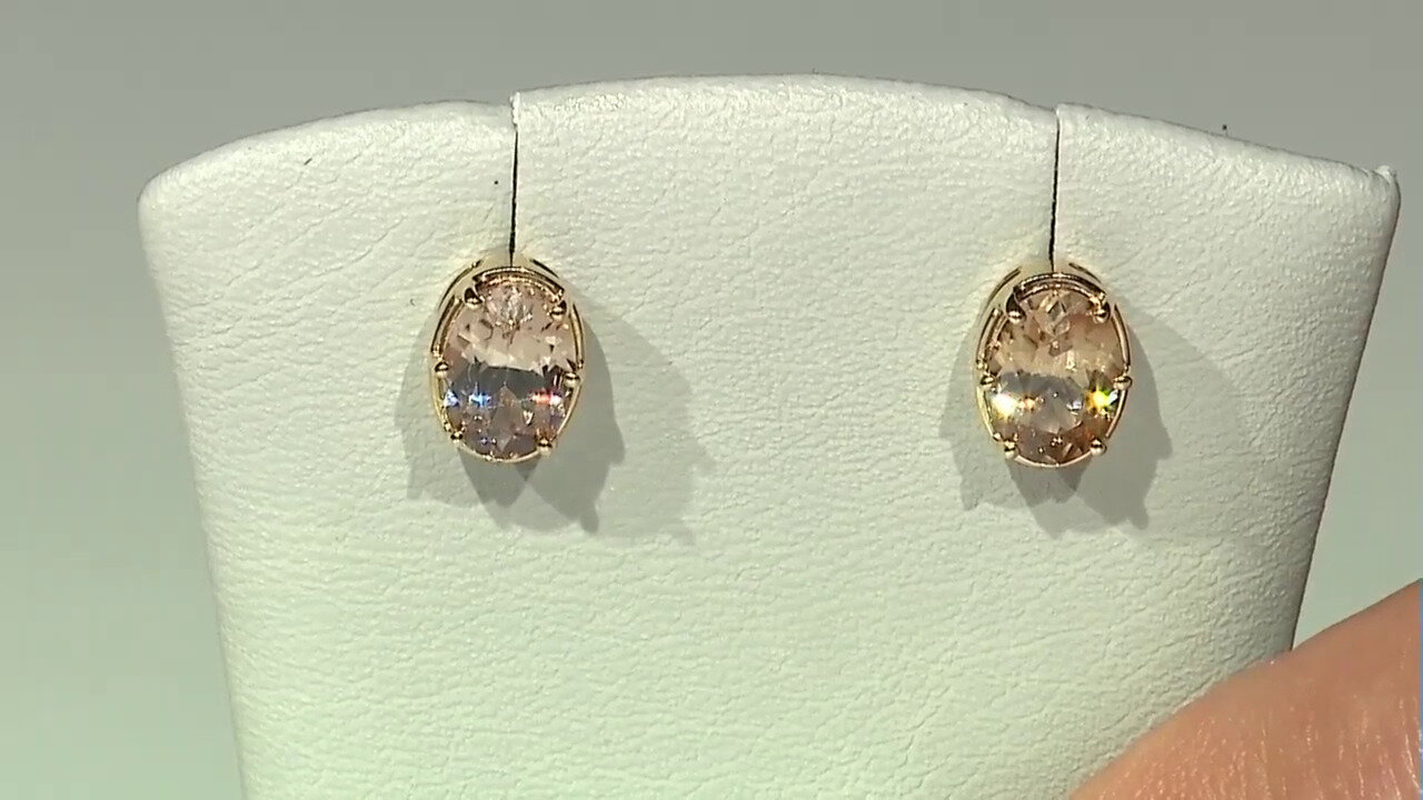 Video 9K Hartsite Zircon Gold Earrings (Mark Tremonti)