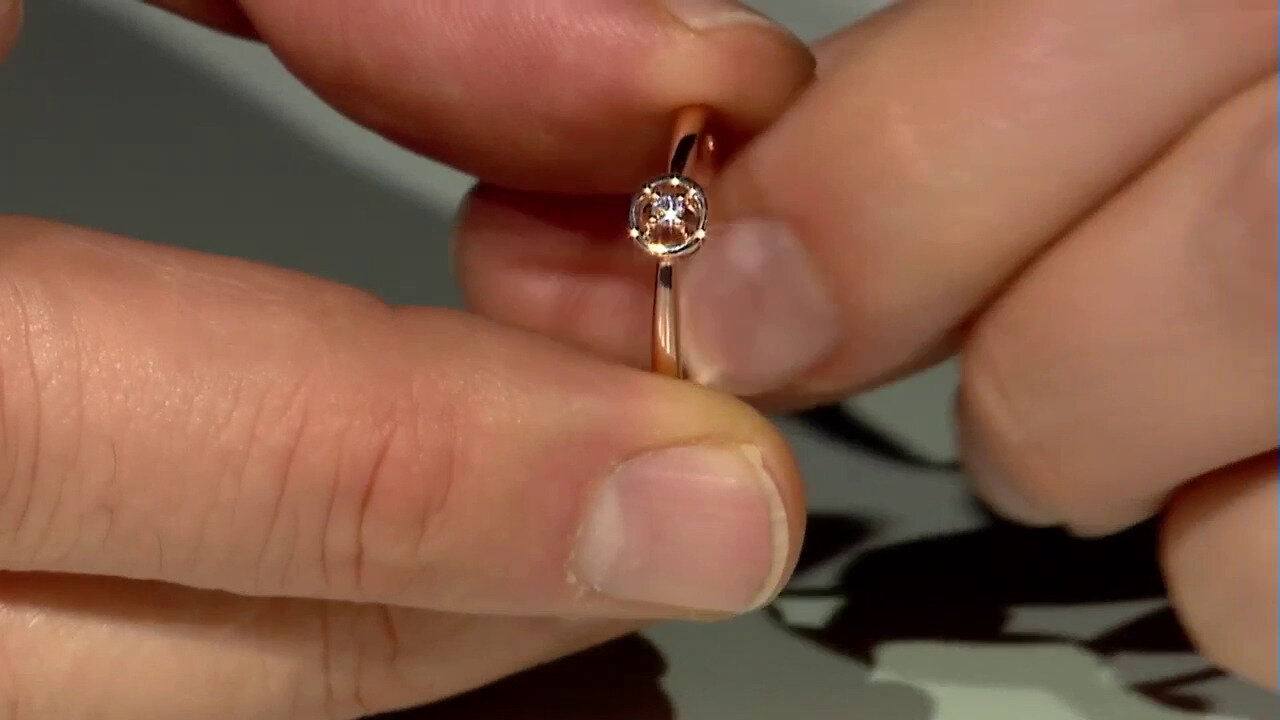 Video Gouden ring met een I3 Argyle Diamant (Mark Tremonti)