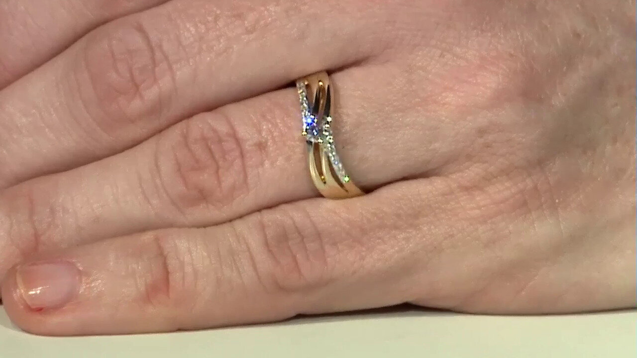 Video Gouden ring met een Loepzuivere (F) Diamant (LUCENT DIAMONDS)