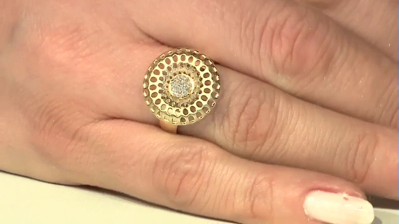 Video Gouden ring met I1 (I) Diamanten (Ornaments by de Melo)