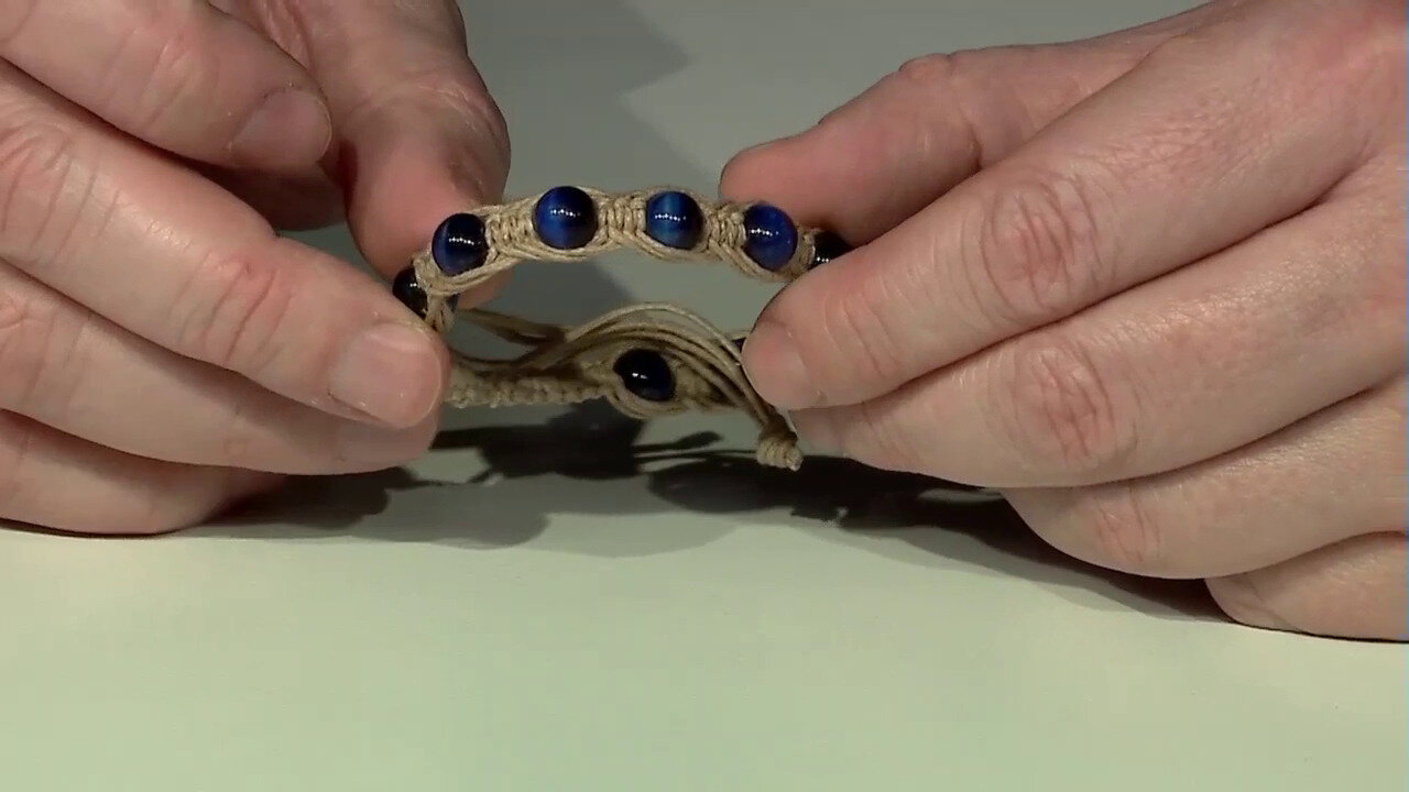 Video Armband met Blauwe Tijgerogen