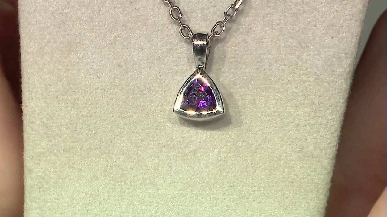 Video Zambian Amethyst Silver Pendant