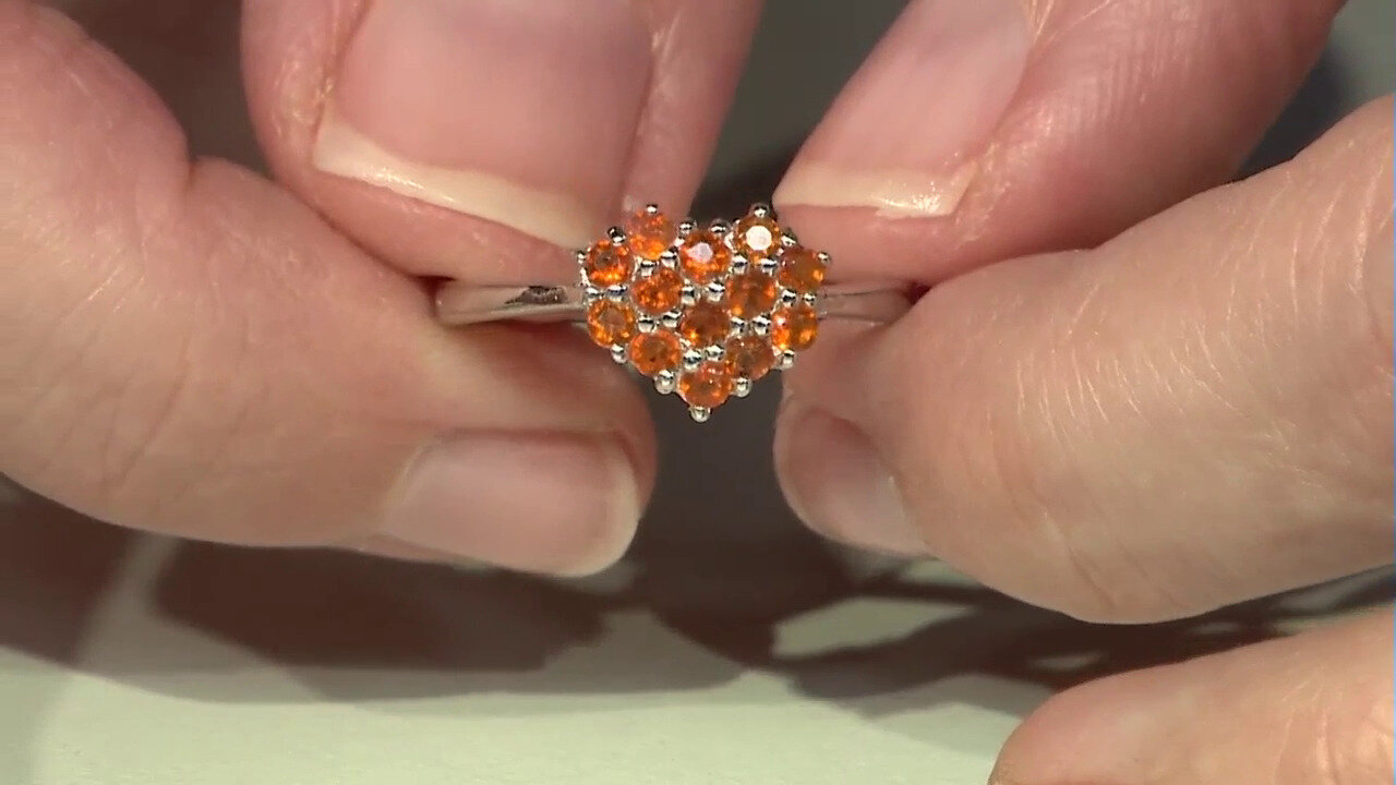 Video Buriti Fire Opal Silver Ring