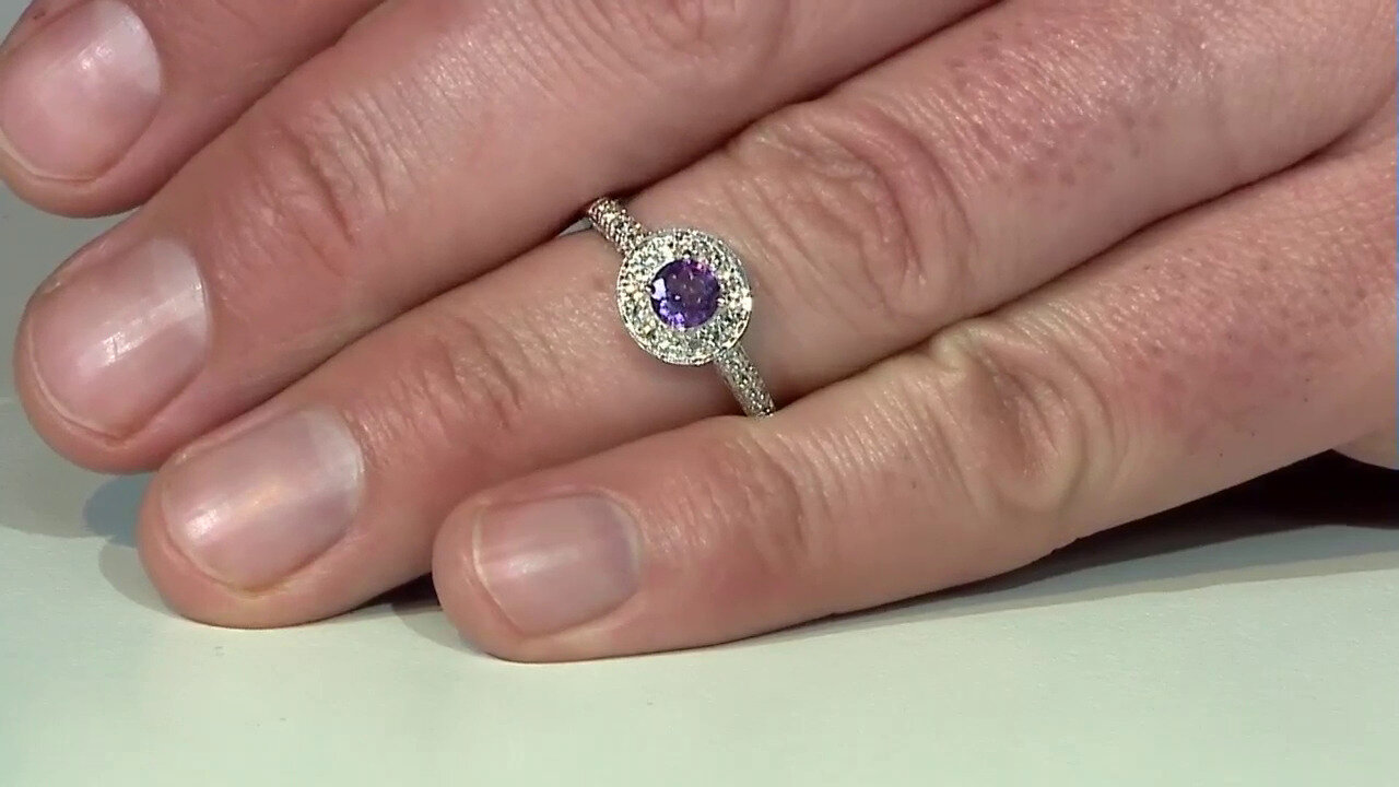 Video Brejinho Amethyst Silver Ring