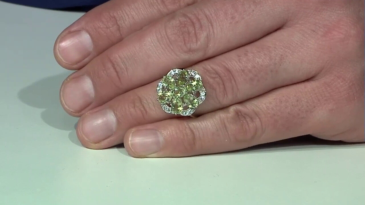 Video Zilveren ring met Paraiba toermalijnen