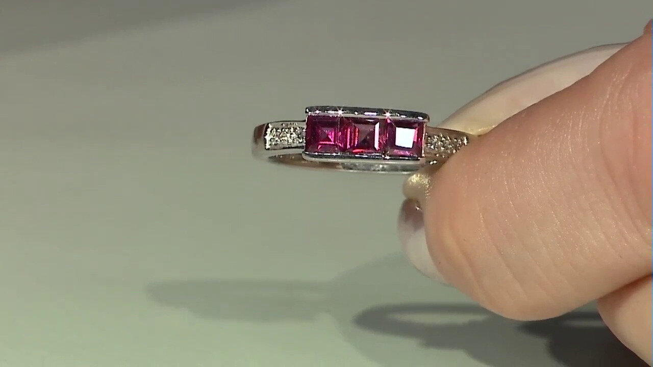 Video Rhodolite Silver Ring