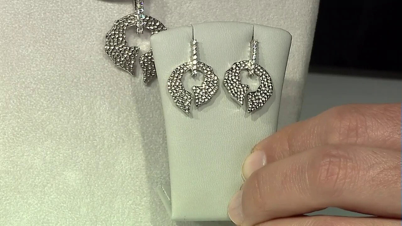 Video Zircon Silver Earrings (MONOSONO COLLECTION)
