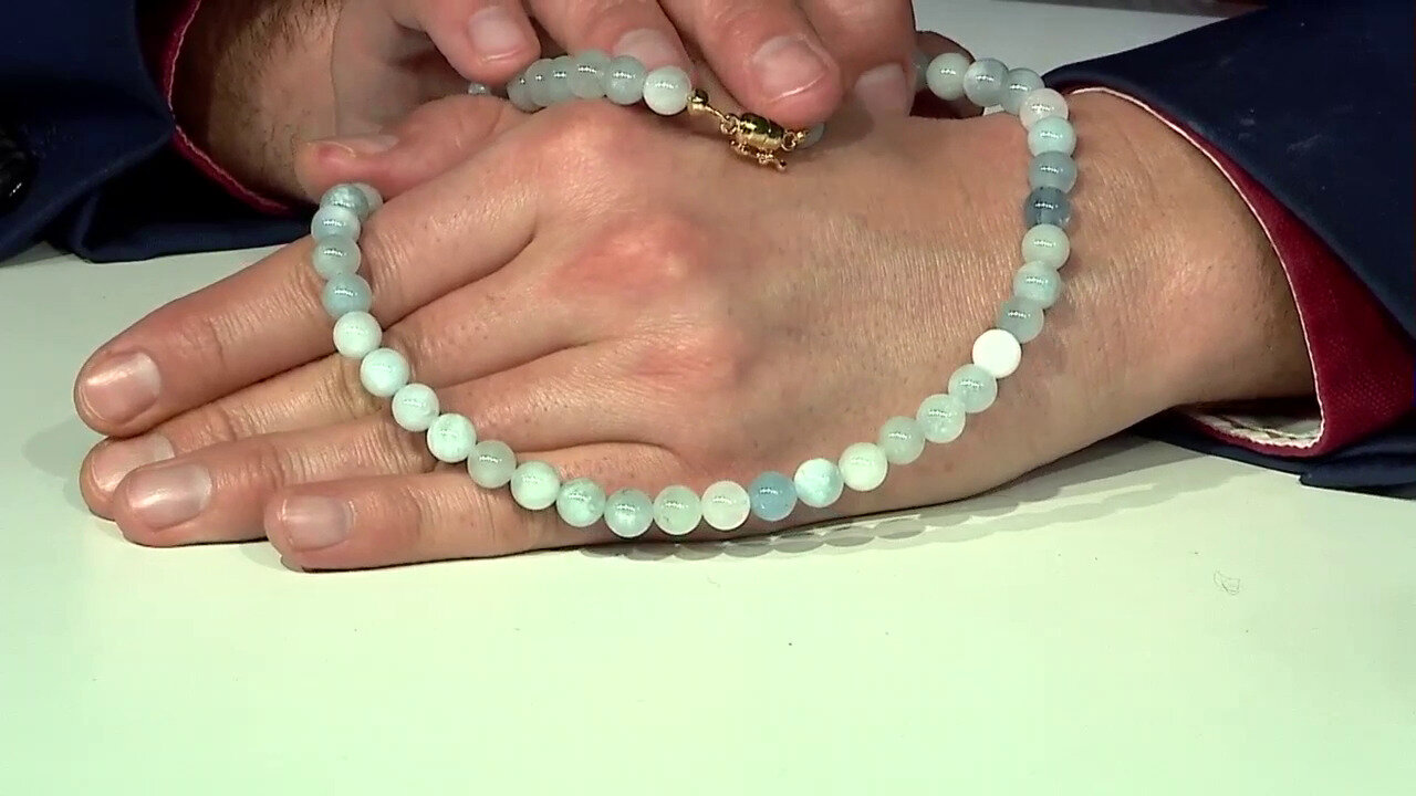 Video Brazilian Aquamarine Silver Necklace