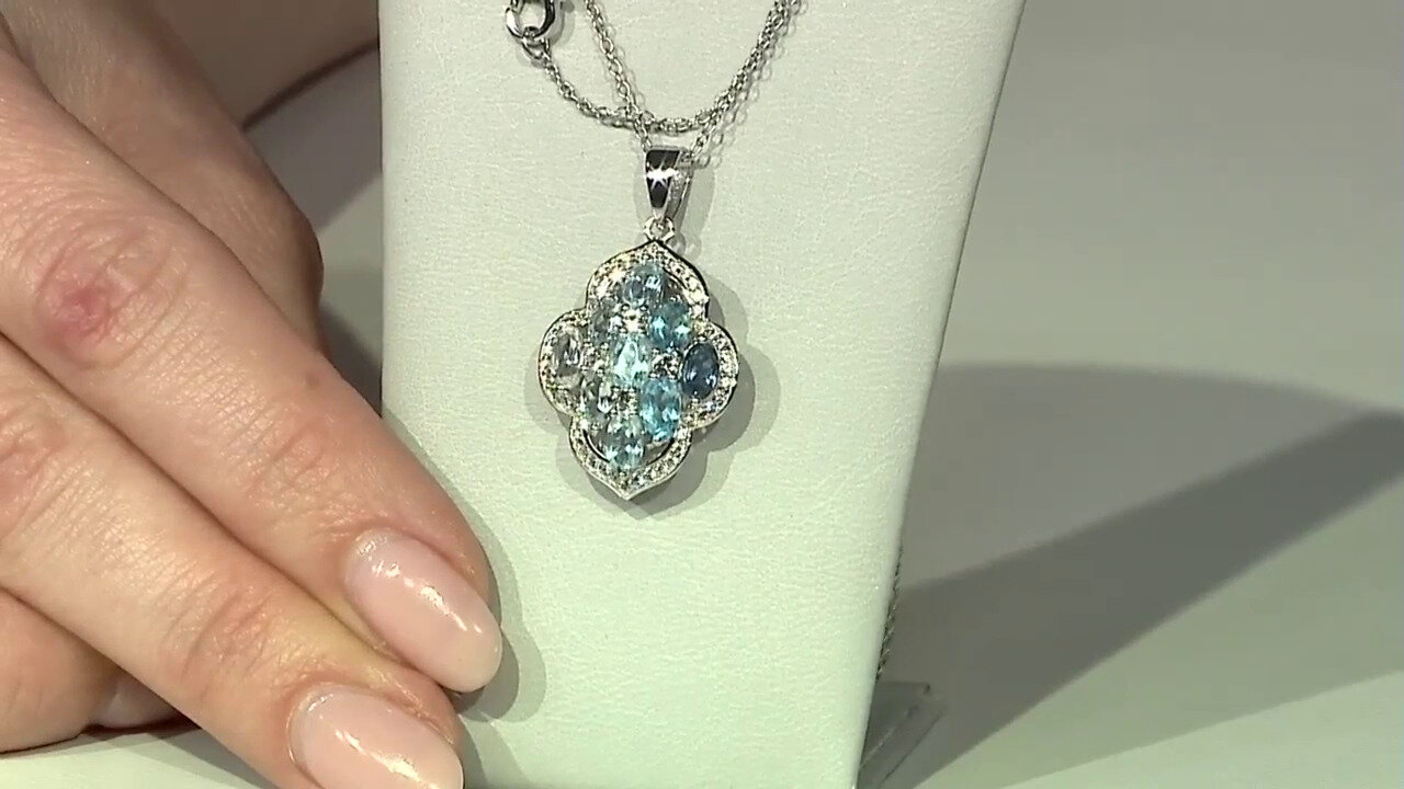 Video London Blue Topaz Silver Necklace