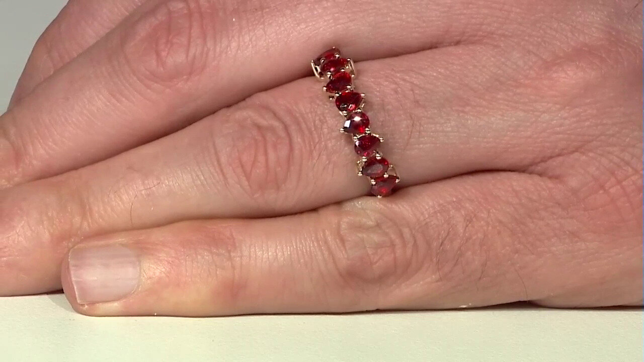 Video 9K Tanzanian Ruby Gold Ring