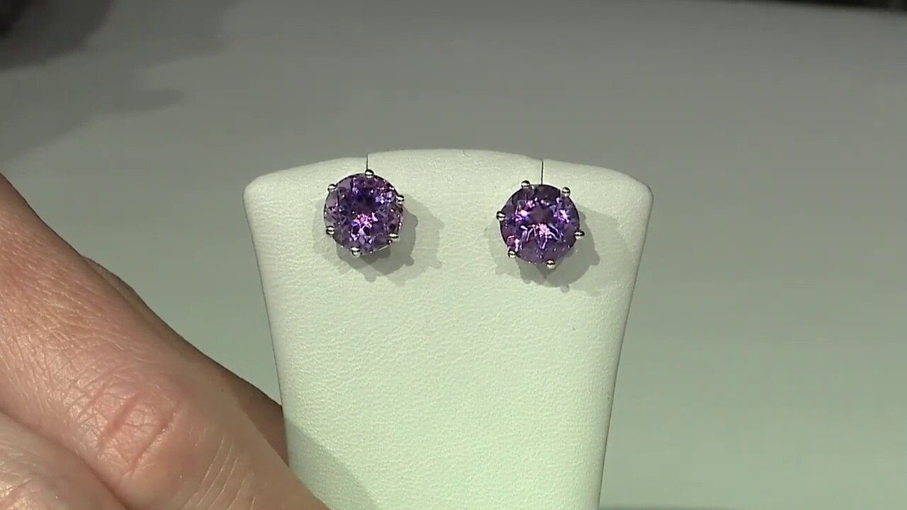 Video Azure Quartz Silver Earrings