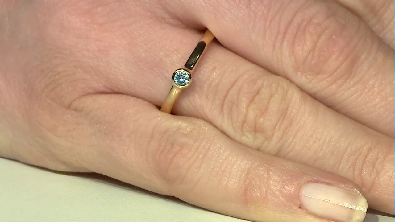 Video Zilveren ring met een Ratanakiri zirkoon