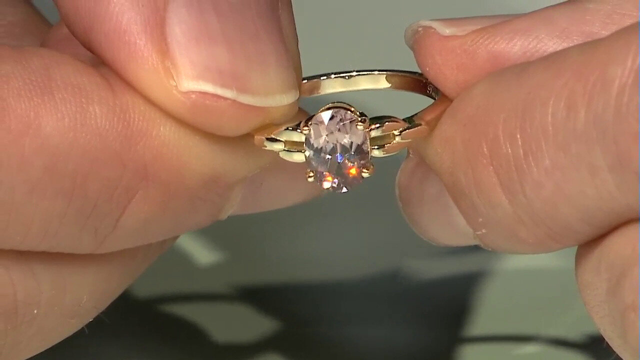 Video Anello in oro con Diamante Rosa d'Argyle I3 (Mark Tremonti)