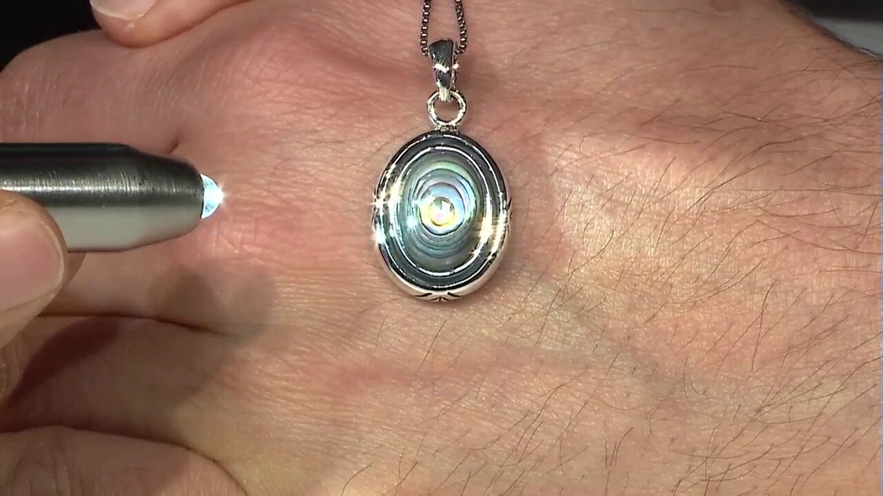 Video Ciondolo in argento con Conchiglia Abalone (Art of Nature)