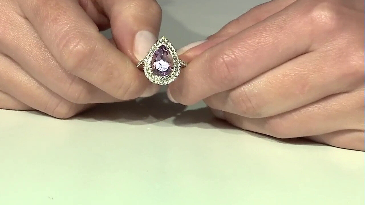 Video Zilveren ring met een Anahi Ametrien