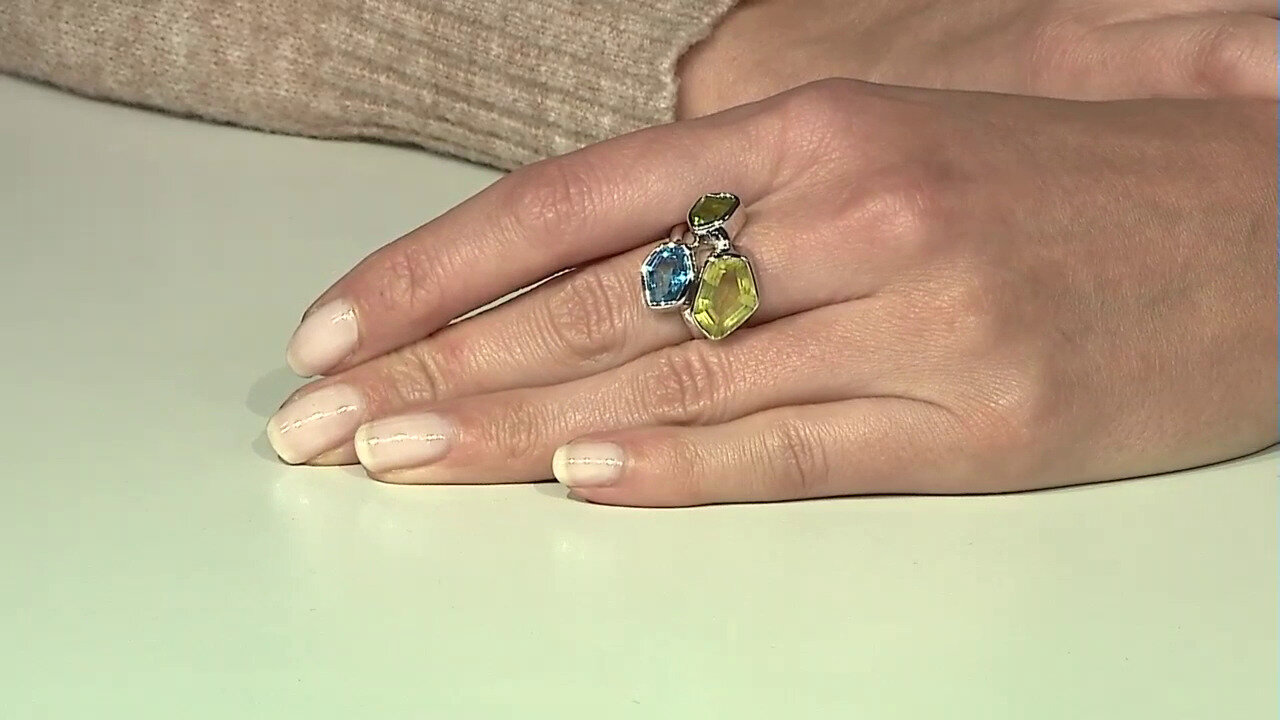 Video Bague en argent et Quartz citron (de Melo)