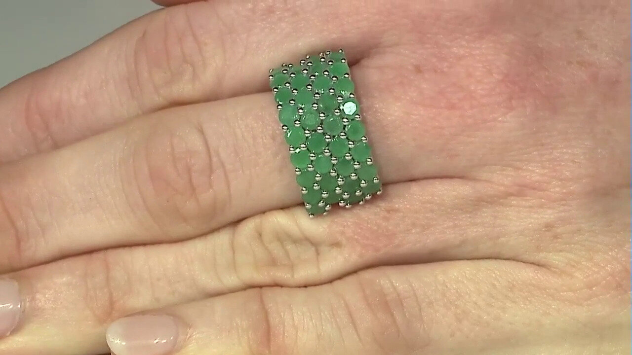 Video 9K Brazilian Emerald Gold Ring (de Melo)