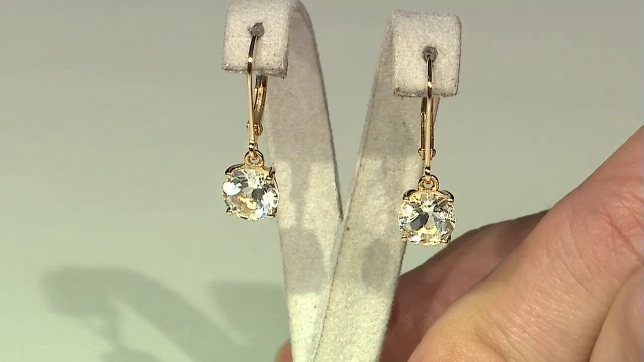 Video Petalite Silver Earrings