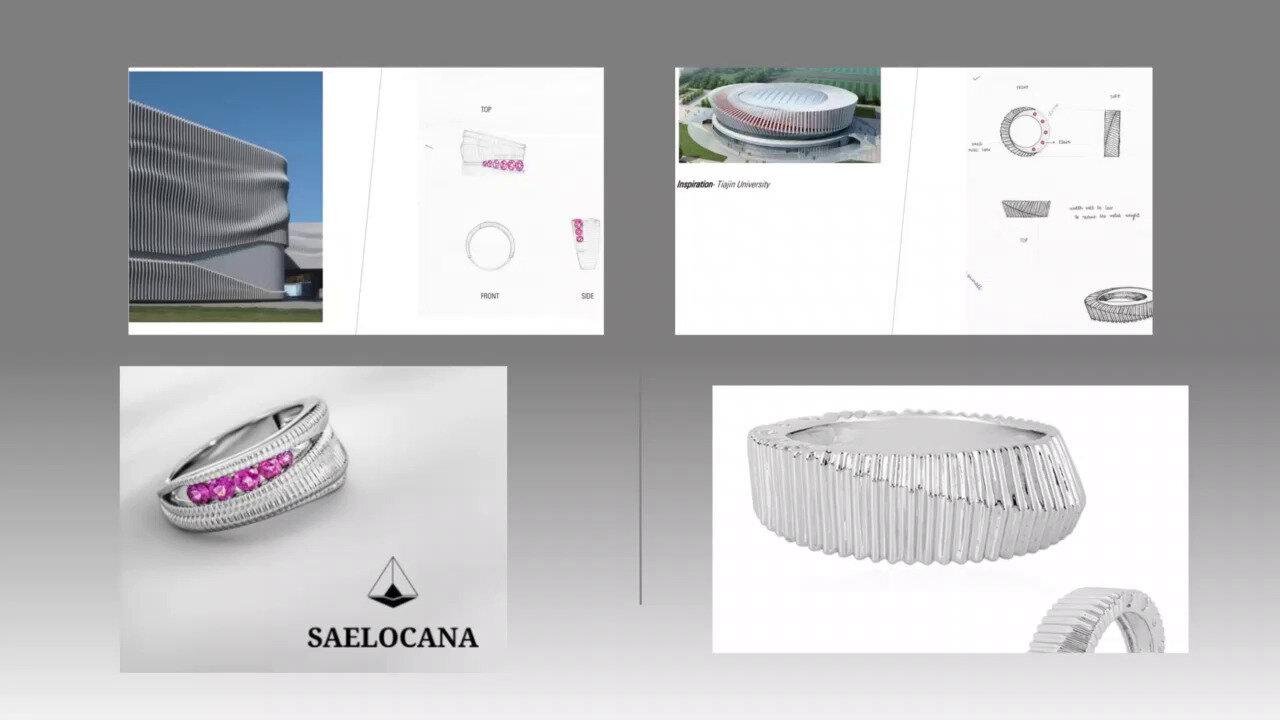 Video Zilveren ring met rhodolieten (SAELOCANA)