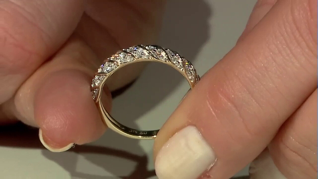 Video Gouden ring met Diamanten SI1 (G) (Annette)