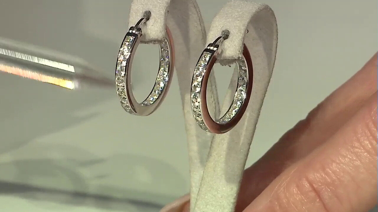 Video Pendientes en plata con Zircón
