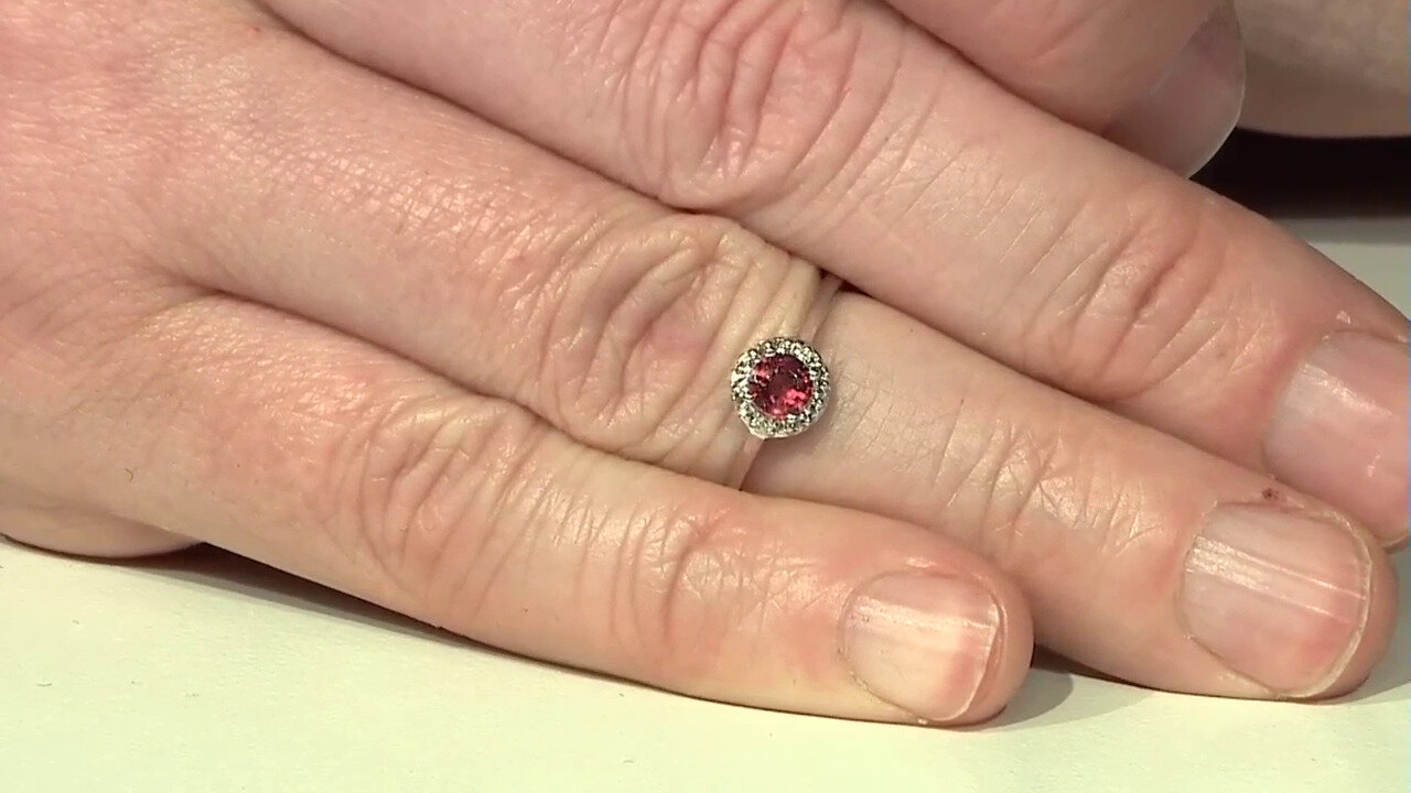 Video Bague en argent et Grenat de Malaya