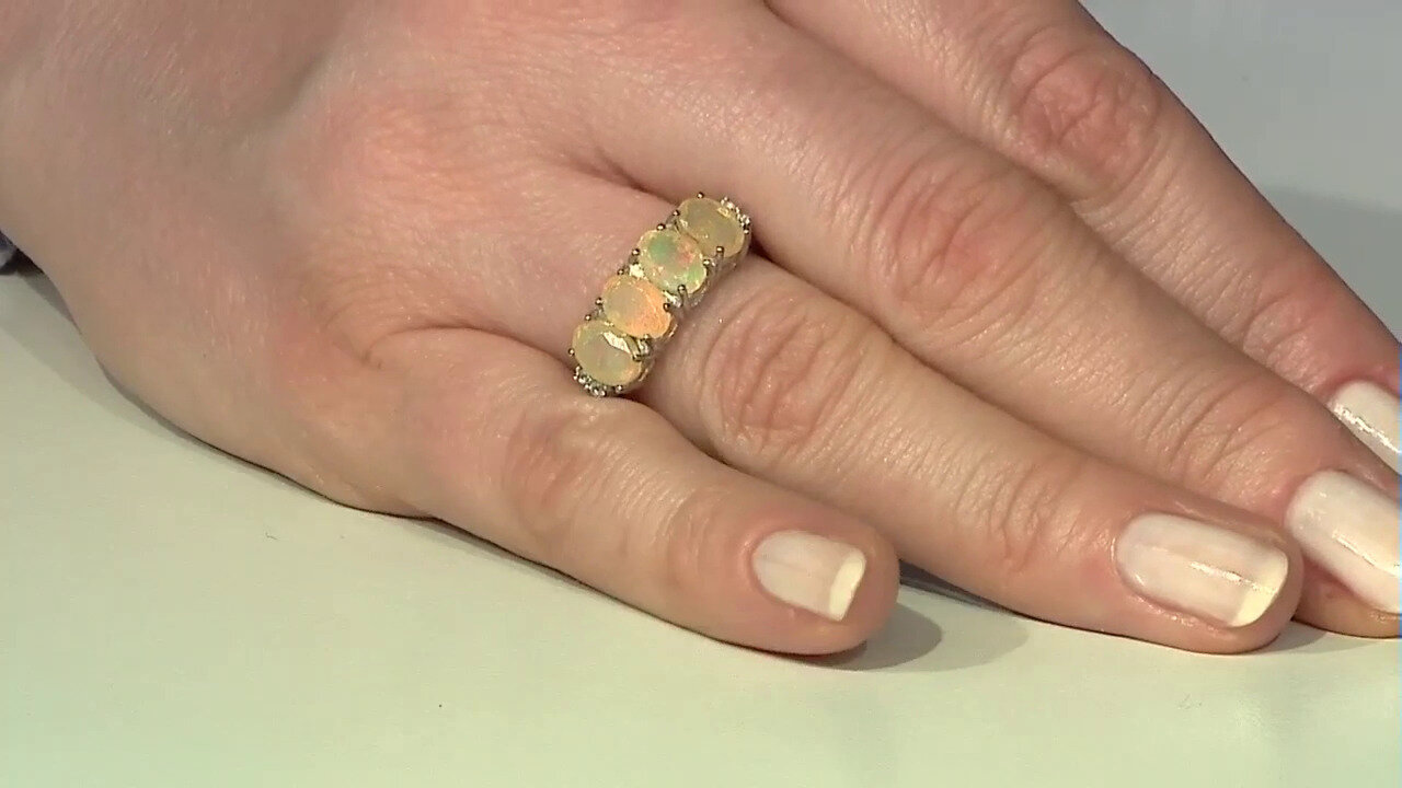 Video Indonesian Opal Silver Ring