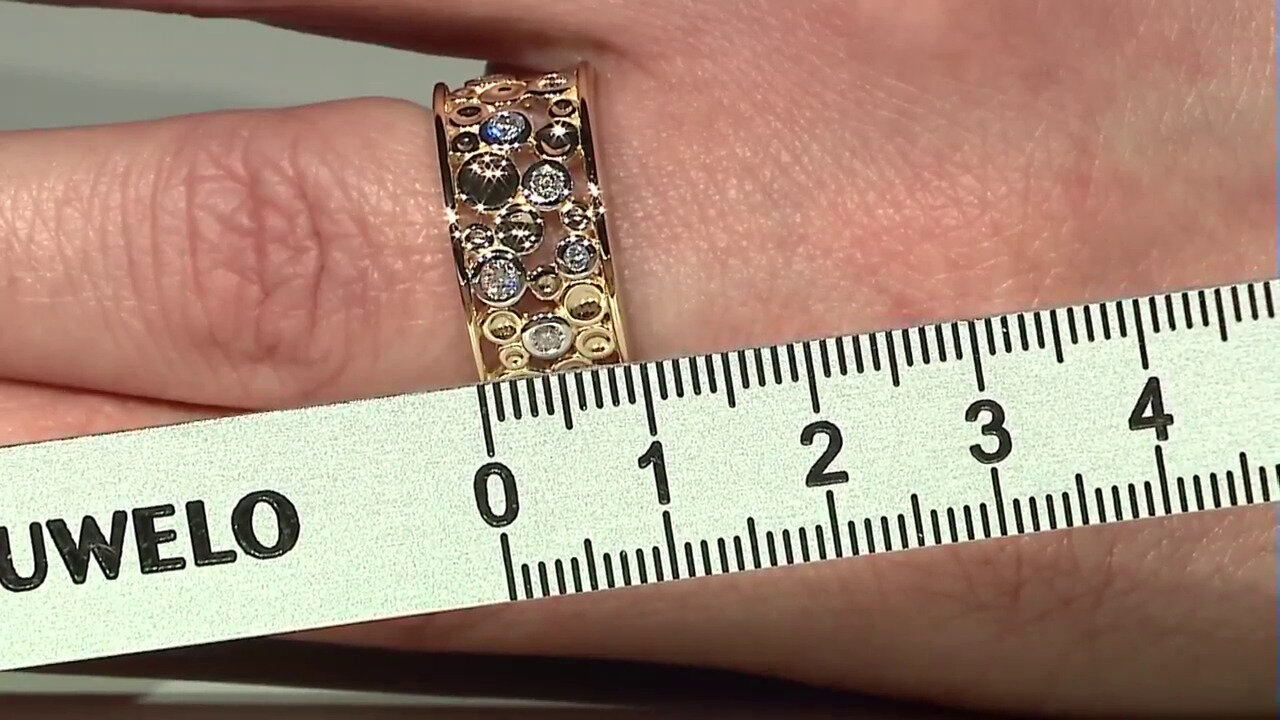 Video Gouden ring met Diamanten SI1 (G) (Annette)