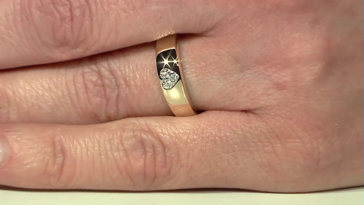 Video 9K SI1 (G) Diamond Gold Ring (Annette)