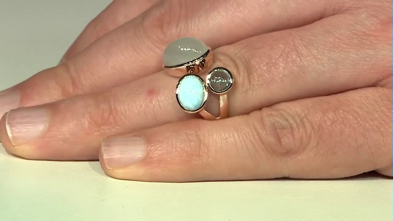 Video 9K Brazilian Aquamarine Gold Ring (KM by Juwelo)