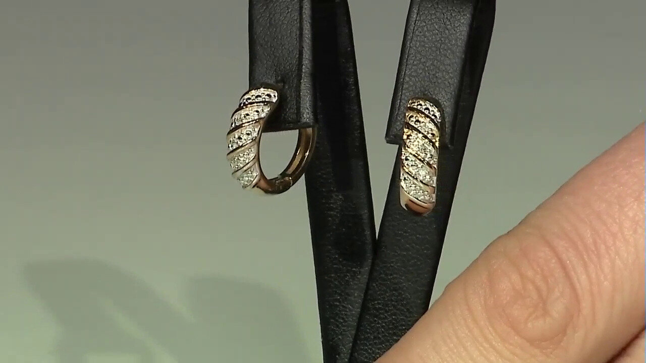 Video I3 (I) Diamond Silver Earrings