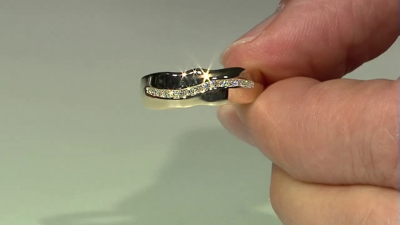 Video 9K Flawless (F) Diamond Gold Ring (LUCENT DIAMONDS)
