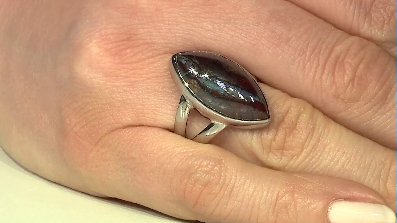 Video Tsarinite Silver Ring
