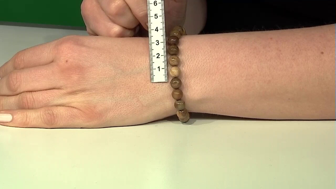 Video Versteinertes Holz-Armband